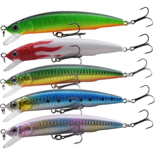 Proleurre Carp Fishing Lures Boxed Laser Printing Minnow 12cm 15g Professional Pesca Accessories Wobblers For Fishing