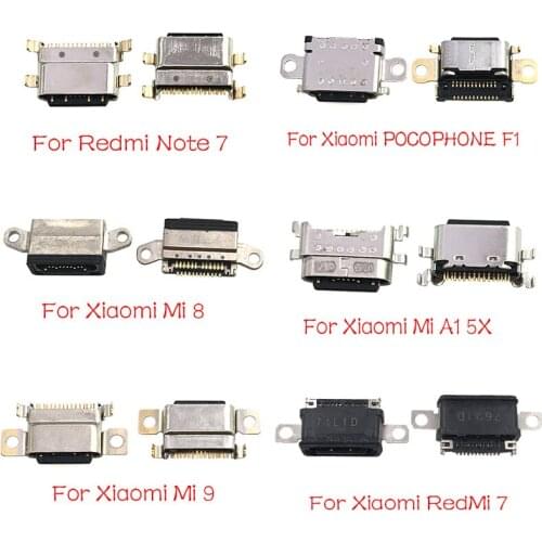 Type-C USB Charging Port Connector Charge Jack Socket Plug Dock For Xiaomi Mi A1 A2 8 9 CC9E Max3 Mix 3 Redmi Note 7 Pro