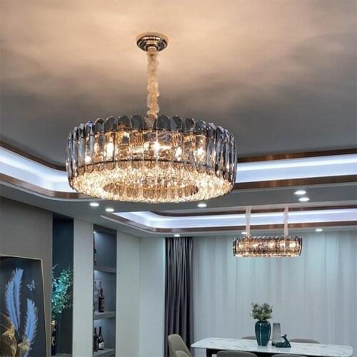 Modern Chandelier for Bedroom Round Crystal chandeliers Chandeliers for Living Room Dining Room Hall Hallway Home Decor Lamp