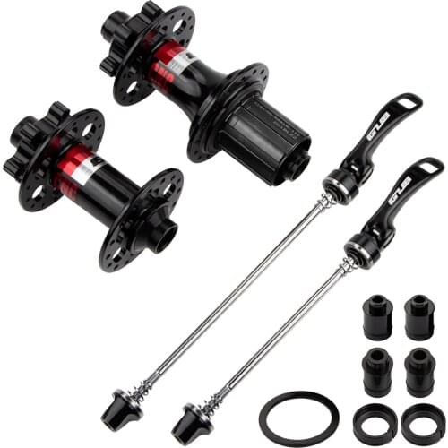 Mountain Bike Mtb Disc Brake Bicycle Hub 32H For quick release to 12/15 barrel axle conversi