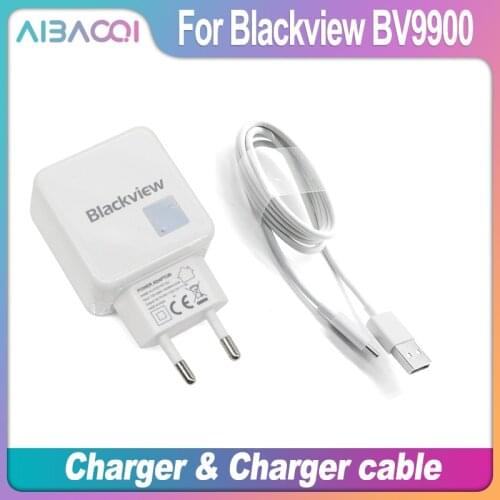 Brand New USB Adapter Charger EU Plug Travel Switching Power Supply+USB Data Cable Line For Blackview BV9900 Pro/BV9900 Phone