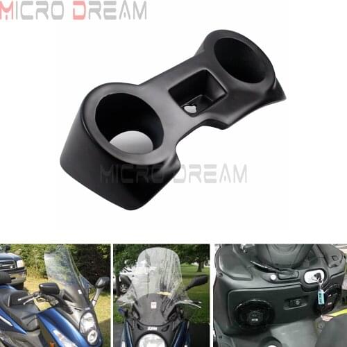 1 X Motorcycle Scooter Black Speaker Trim Guard Woofer Box Horn Cover Tong Stereo Ring For SYM Voyager GTS 125 250 300
