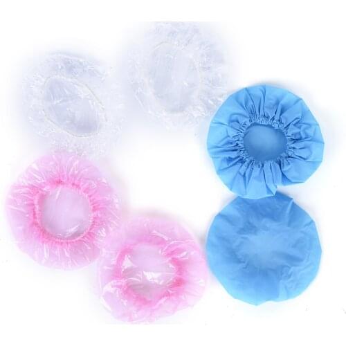 20PCS/Bag Disposable Salon Clear Ear Cover Ear Protection Hair Dye Protect Cap Hair Color Styling Tool Accessories