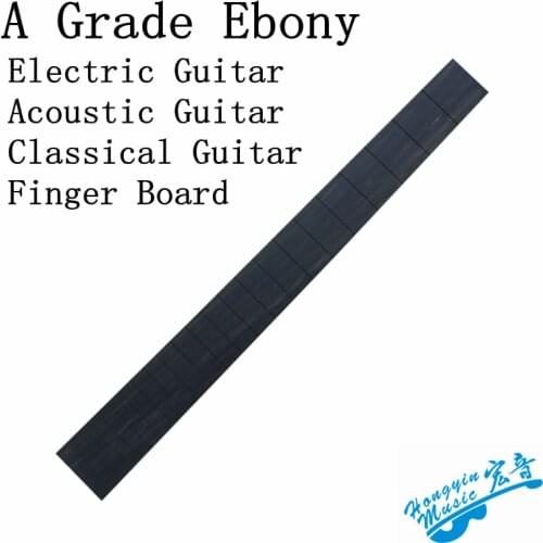A Grade African Ebony Fingerboard For Acoustic Electric Classical Guitar Semi-finished Fingerboard Material