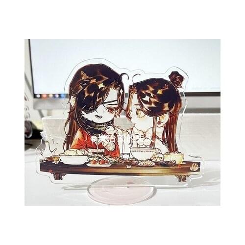 Anime Tian Guan Ci Fu Hua Cheng Xie Lian Stand Figure Model Plate Acrylic Student Cosplay Desktop Decor Toy Collection Xmas Gift