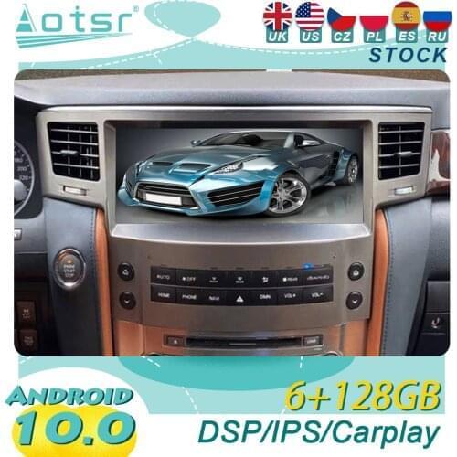 6+128GB For Lexus LX570 2007-2015 Android10 Tesla Car Radio Wireless Carplay GPS Navigation DSP Multimedia Player