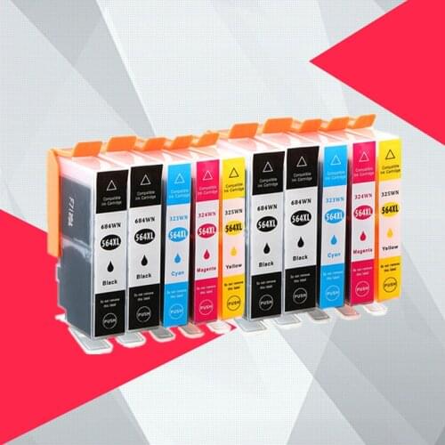 For hp564 Compatible ink cartridge 564XL for HP Photosmart 5510 5514 5515 5520 6510 B109a B110a B209a 7510 C310a 3070A 3520 4620