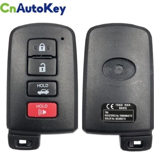 CN007086 Aftermarket For Toyota Camry Avalon Aurion Smart Key 4Buttons Keyless Go 433MHz Transponder P1 88 DST-AES Chip, BA4EQ P