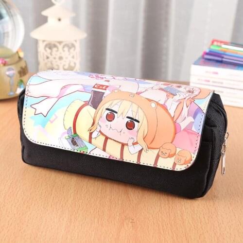 Himouto! Umaru-Chan Pencil Case High Capacity Makeup Pouch Long Coin Purse Students Stationery with Zipper