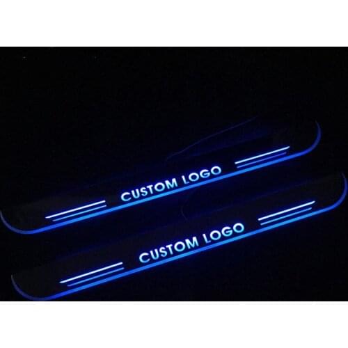 Welcome Pedal Lights For Volkswagen VW Passat 2016 2017 2018 car Door Sill Pathway Lamp led thresholds scuff plates auto