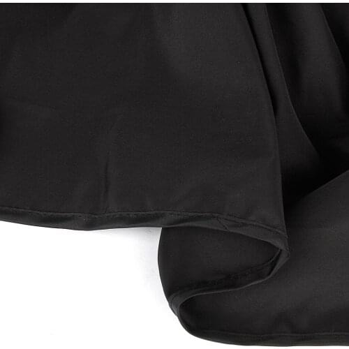 Hair Cutting Cape, Salon Apron Hairdressing Cloth Barber Gown Wrap Waterproof Black