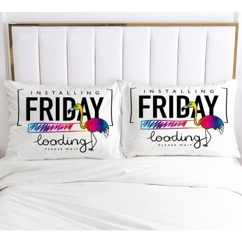 2PCS 3D Pillow Cases 70x70 65x65 Nordic Decoration Throw Pillow Cover Bedding Flamingo PillowCase Customize any size design