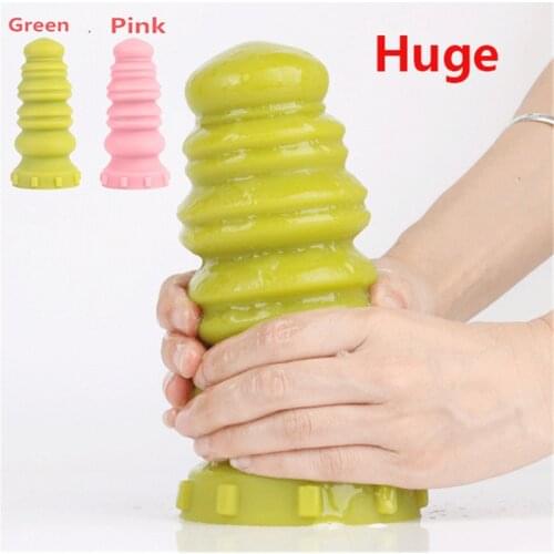 2021 Newest Huge Dildo Butt Plug prostate Massage Anal Toys For Woman Men Gay Orgasm Stimulate Anal Plug Bead Dildos Adult Toys