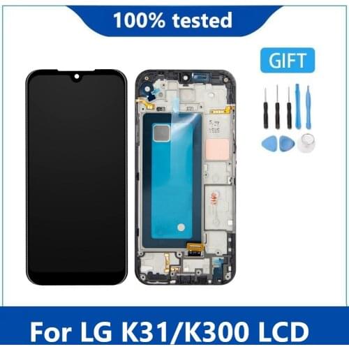 Original Display For LG K31/Aristo 5 LM LCD For K300/K8x Display Touch Screen Digitizer Assembly Origian Replacement With Frame