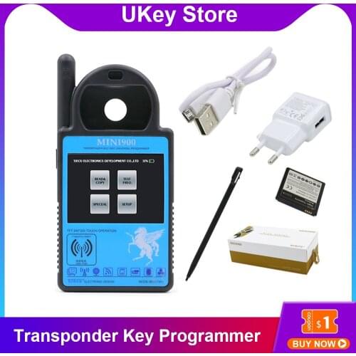Mini ND900 Transponder Key Programmer Tool Support USB 2.0/Bluetooth4.0 Connection For Toyota G 4D67 72G T5 4C 4D ID46 Chip Copy