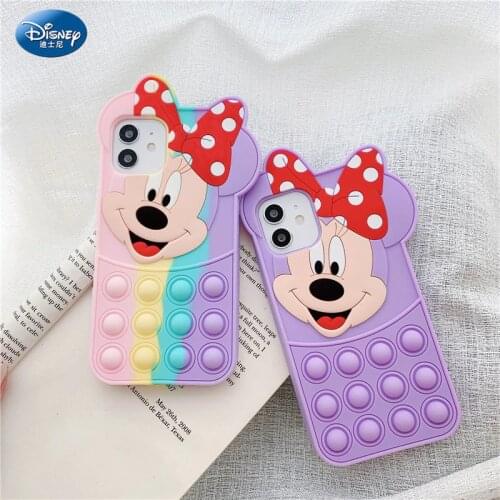 Disney Mickey Mouse Phone Case For iPhone 7/8/ Plus XR XS Max 11 Pro Max 12 promax/12mini Transparent Back Cover zz0628