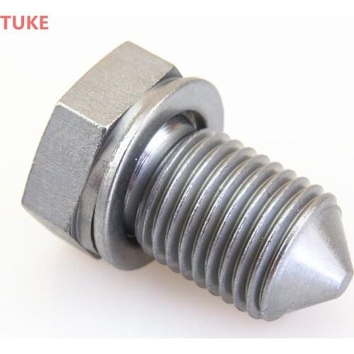 RWSYPL Engine Oil Drain Sump Plug Screw Bolt & Gasket For Tiguan Passat Beetle Rabbit Golf Eos A3 A4 Q5 Q7 N90813202 N90 813 203