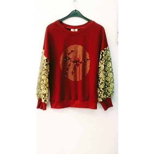 Женские толстовки с принтом Rose Moda China At AliExpress