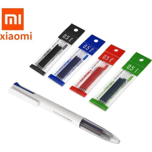 2019 new Xiaomi KACO EASY 4 In 1 Multifunction Pens 4 colors 0.5mm Black Blue Red Green Refill Pen For Office Student