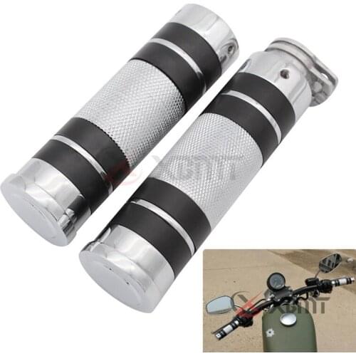 7/8'' 22mm Motorcycle Accessories Handlebars Hand Grips For Honda Kawasaki Suzuki Yamaha Bikes Cruiser Chopper Custom