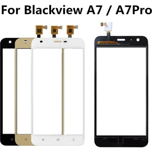 A7 Touch Screen For Blackview A7 PRO Touch Panel Front Glass Digitizer Sensor Replacement Parts Outer cover plate