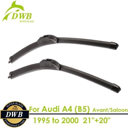 Wiper Blades for Audi A4 (B5) Avant / Saloon 1995-2000 21"+20", 2pcs free shipping, Clean Windshield Wipers