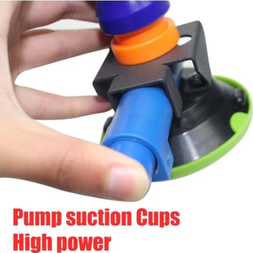 3 /4.5 Inch Vacuum Suction Cup Hand Pump Base Paintless Dent Repair Suction Extractor