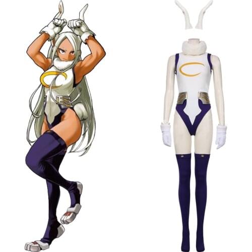 My Hero Academia Cosplay Costume Rabbit Hero Miruko Jumpsuit Boku no Hero Academia Bunny Girl Cosplay Rompers Suit