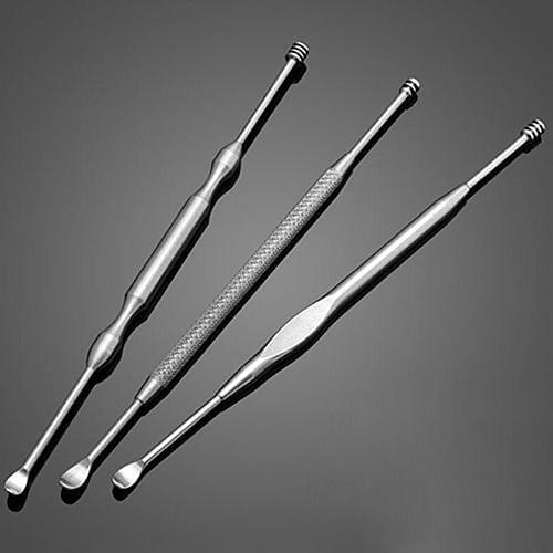 1Pc Earpick Stainless Steel Ear Wax Remover Curette Cleaner Health Care Tool Earpick Wax Remover Ear Pick Cleaner
