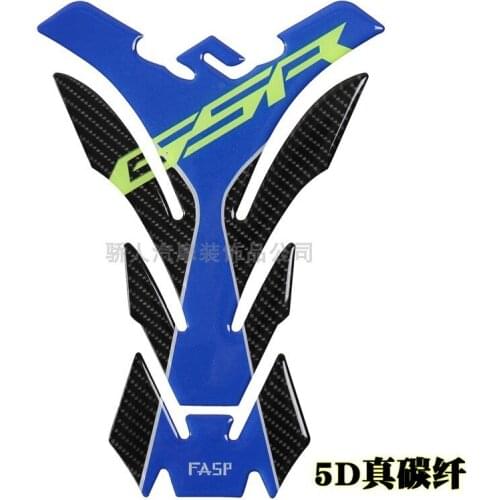 1pcs Motorcycle 5D Carbon Fiber Tank Pad Tankpad Protector racing sticker for Suzuki GSX600 GSX750 GSX1000 BK400 K3-K9 GW250