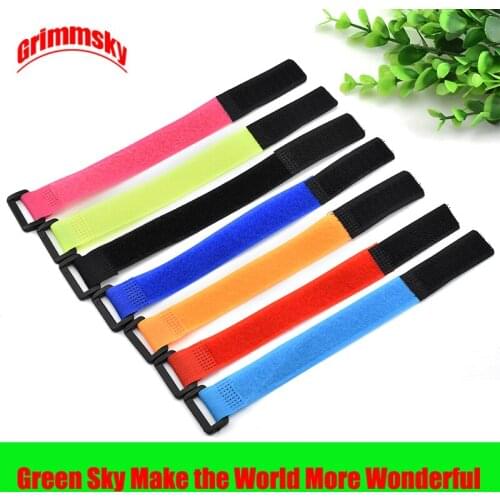 10Pcs/Lot Wire Reusable Cord Organizer Wire 20X2cm Colorful Computer Data Cable Power Nylon Hook and Loop Strap Cable Ties