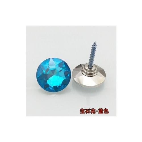 A18 20MM Crystal glass soft bag crystal button sofa bedside KTV background wall drill button decorative button DIY button