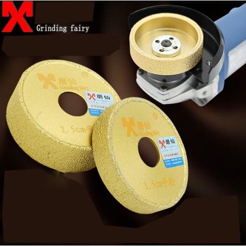 Brazing diamond angle grinder stone slotted grinding wheel straight edge flat grinding wheel grinding grinding disc
