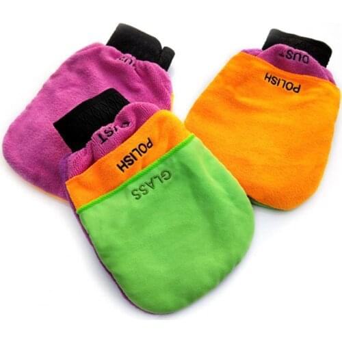 Car Wash Gloves 3 in 1 Multifunctional Mitt Microfiber Vehicle Cleaning Towel
