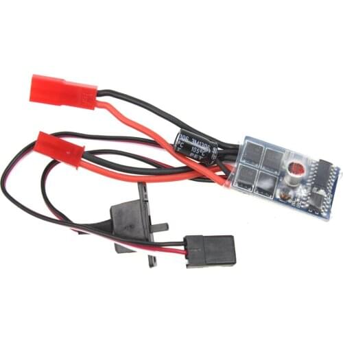 F05427-3 3Pcs 9G RC 10A Brushed ESC Two Way Motor Speed Controller No Brake For 1/16 1/18 1/24 Car Boat Tank