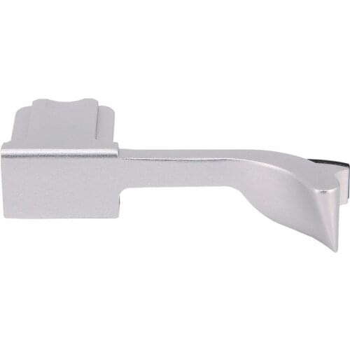 Haoge THB-LS Metal Hot Shoe Thumb Up Rest Hand Grip for Leica Q Typ116 Typ 116 Camera Silver
