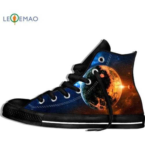 Walking Canvas Boots Shoes Breathable Dream Star Starry Night Sky Purple Blue Galaxy Men Unisex Sport Shoes Classic Sneakers