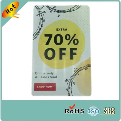 China Plastic Card Manufacturer Discounted Gift Cards for Stores, Customer