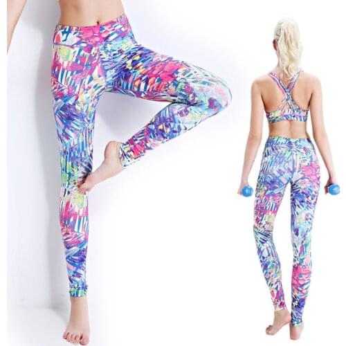 Yoga Set Women Sports Bra +Pants Push Up Gym Sport Suits Women Breathable Fitness Clothes Workout Sport Costumes Capris