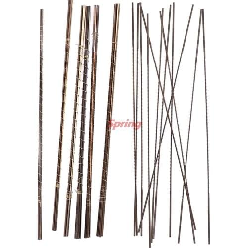 New 12pcs Wire Saw Blade Cutter Jewelry Metal Cutting Jig Blades Woodworking Hand Craft Tools Scroll Spiral Teeth 130MM Diamond