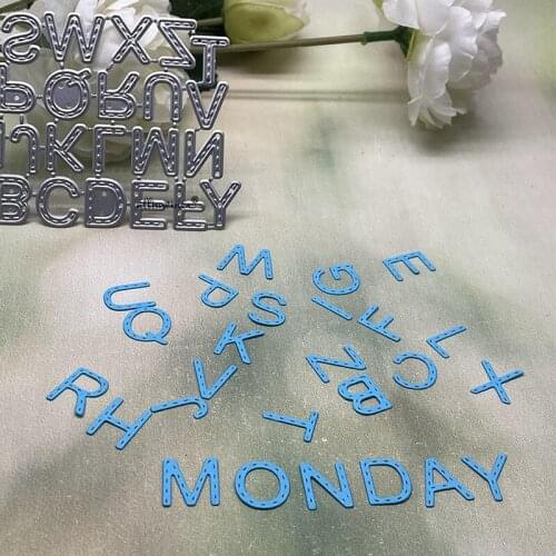 Letter decoration Metal Cutting Dies for DIY Scrapbooking Album Paper Cards Decorative Crafts Embossing Die Cuts
