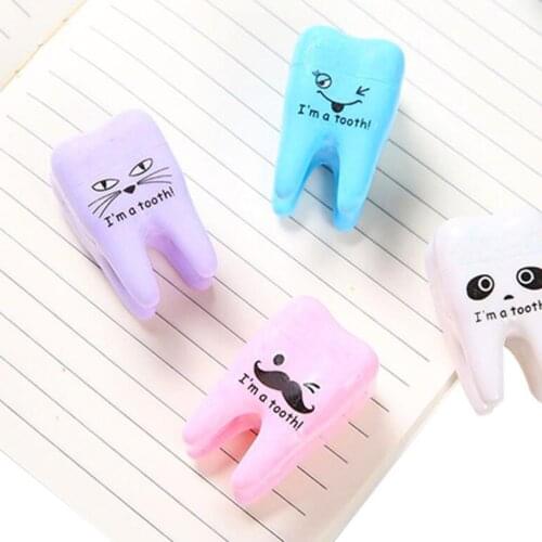 Tooth Shape Pencil Sharpener, Single Hole Pencil Sharpener Plastic Compact Size Pencil Sharpener Manual for School and Office