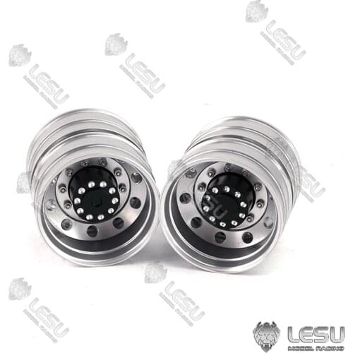 LESU 1/16 RC Tractor Truck Dumper Model Rear Double Metal Wheel Hub TH16693-SMT3