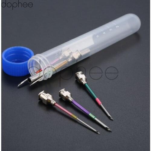 Dophee 5pcs Embroidery Stitching Punch Needle Handmade Sewing Tool Set 9# 10# 12# 14# 16