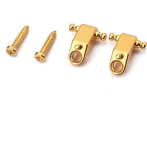Electric Guitar Parts Roller String Trees Retainer Guides 2Pieces with Screws