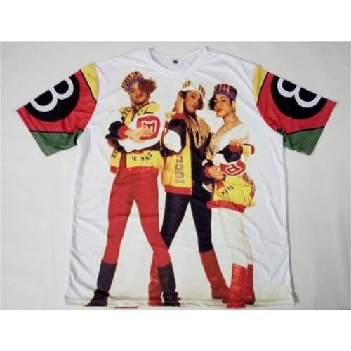 Real American Size Salt-n-Pepa-8-Ball 3D Sublimatin print high quality T-shirt Custom Made Clothing plus size