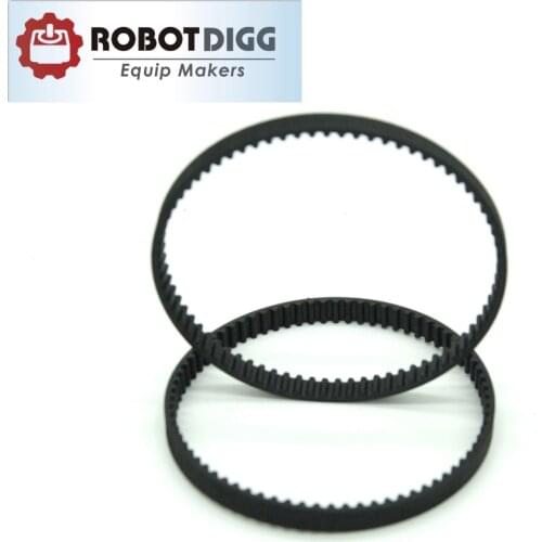 GT2 Timing Belt, Closed-loop, 142mm length, 71 teeth, 6mm width