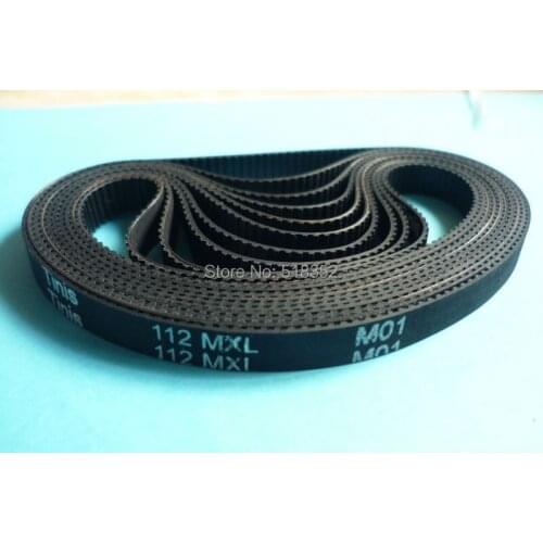 89MXL/ B112MXL 8mm Width Black Synchronous Timing Belt for EDM Drilling Machine Parts