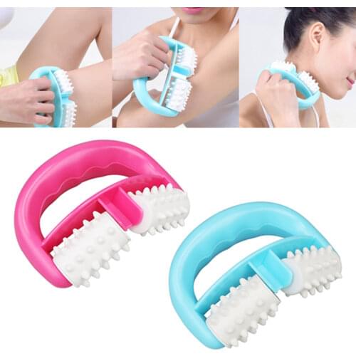 1PCs D Type Fat Control Roller Massager Cellulite Leg Abdomen Neck Buttocks Fast Anti Cellulite Derma Roller Face Lift Tools