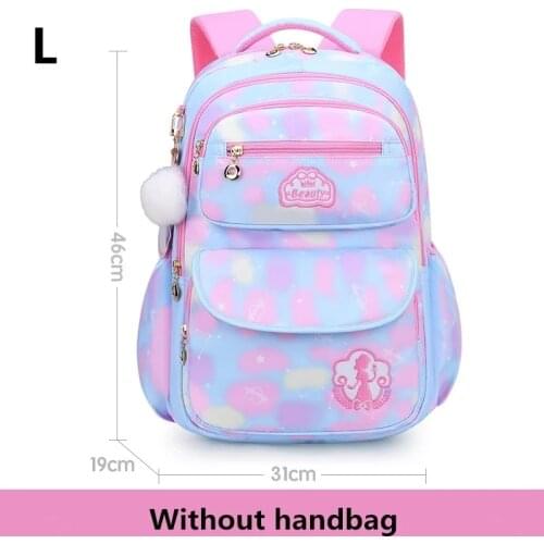 Cute Girls School Bags Children Primary Orthopedics School Backpack satchel kids book bag Princess Schoolbags Mochila Infantil